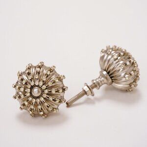 Victorian French Diamond Cluster Cabinet Drawer Knob